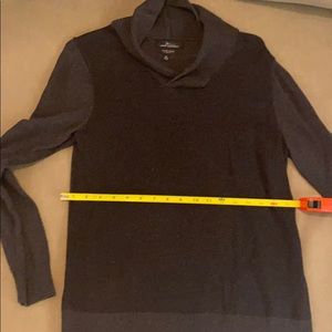 Marc Anthony sweater black/ grey w/ collar